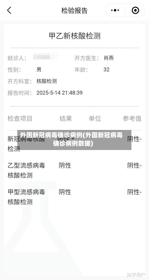 外国新冠病毒确诊病例(外国新冠病毒确诊病例数据)