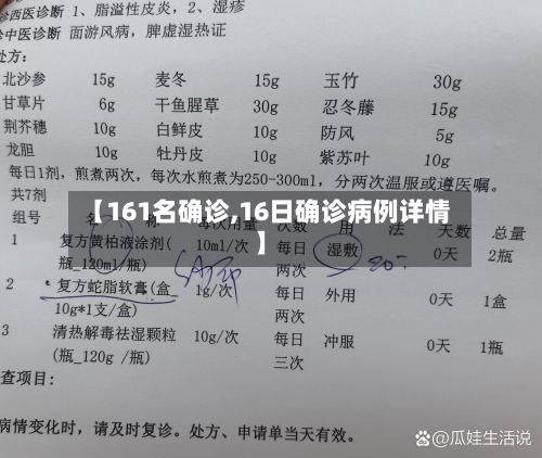 【161名确诊,16日确诊病例详情】-第3张图片