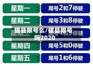 磁县限号么/磁县限号吗2020