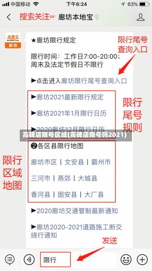 高碑店限号区域(高碑店限号吗2021)-第2张图片