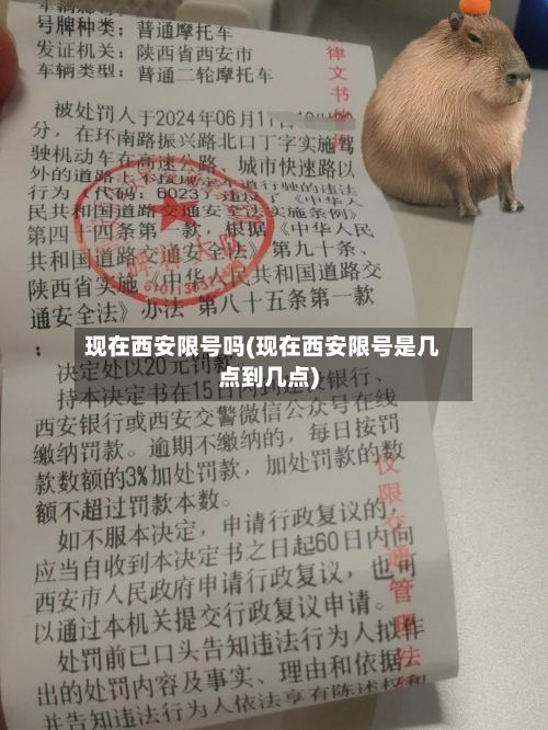 现在西安限号吗(现在西安限号是几点到几点)