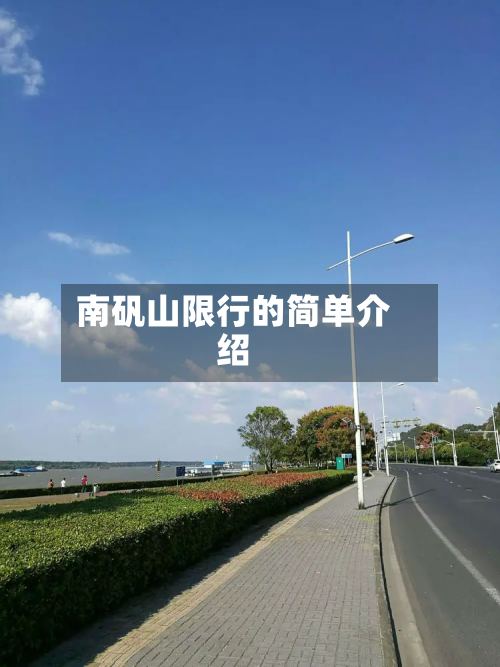 南矾山限行的简单介绍-第2张图片