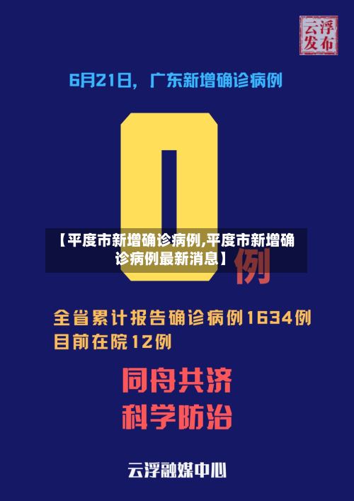 【平度市新增确诊病例,平度市新增确诊病例最新消息】