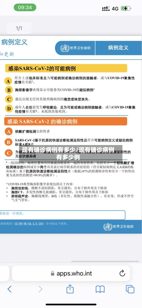 现有确诊病例有多少/现有确诊病例有多少例