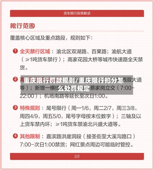 重庆限行罚款规则/重庆限行扣分怎么处罚规定