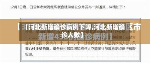 【河北新增确诊病例下降,河北新增确诊人数】