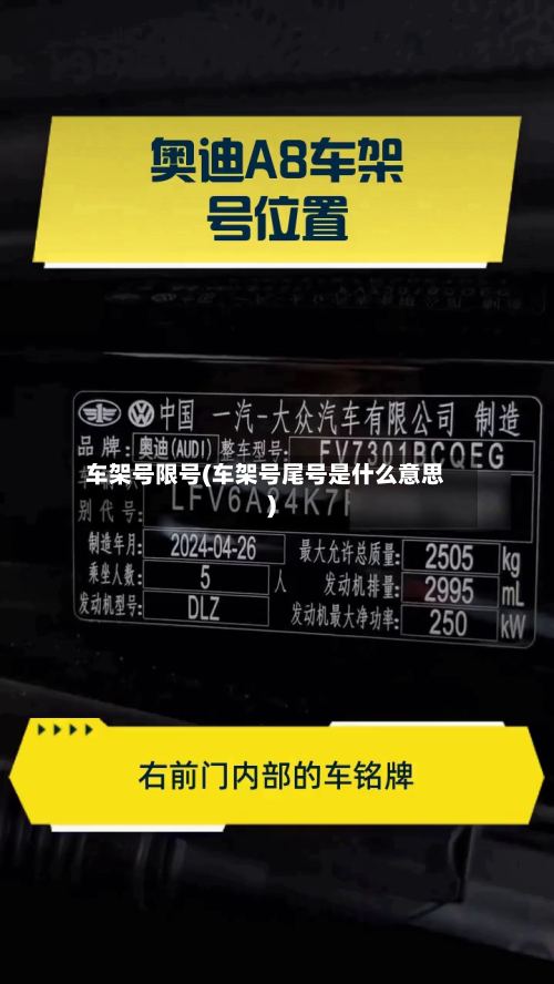 车架号限号(车架号尾号是什么意思)