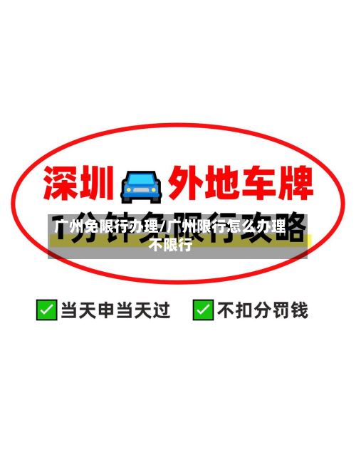 广州免限行办理/广州限行怎么办理不限行-第3张图片