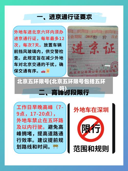 北京五环限号(北京五环限号包括五环吗)-第2张图片