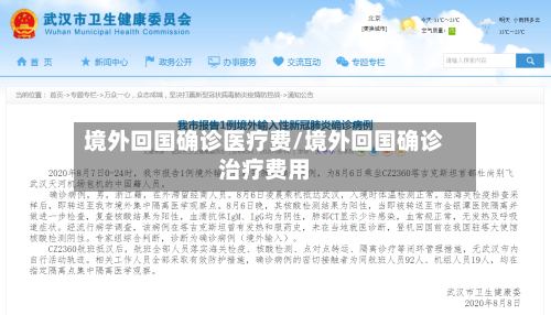 境外回国确诊医疗费/境外回国确诊治疗费用-第2张图片