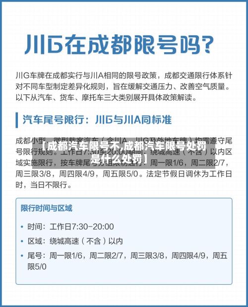 【成都汽车限号不,成都汽车限号处罚是什么处罚】-第3张图片