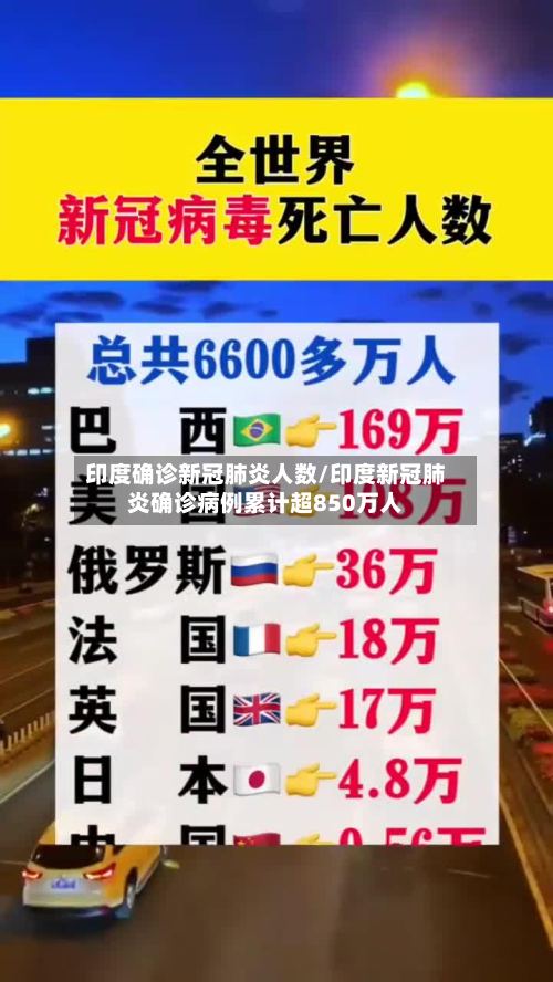 印度确诊新冠肺炎人数/印度新冠肺炎确诊病例累计超850万人-第2张图片