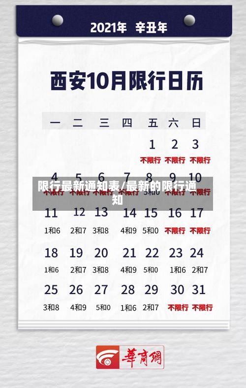 限行最新通知表/最新的限行通知-第3张图片