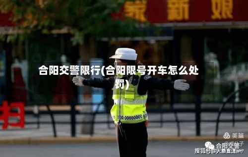 合阳交警限行(合阳限号开车怎么处罚)-第3张图片