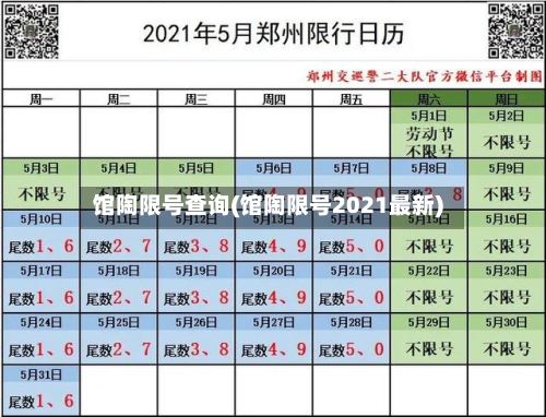 馆陶限号查询(馆陶限号2021最新)-第2张图片