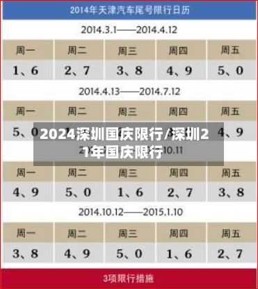 2024深圳国庆限行/深圳21年国庆限行