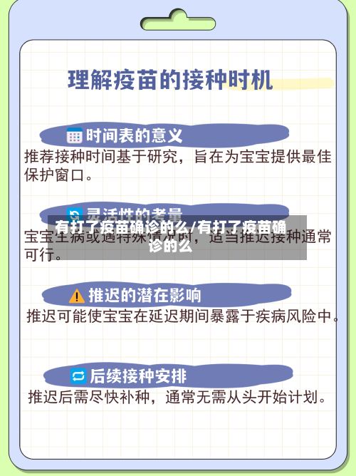 有打了疫苗确诊的么/有打了疫苗确诊的么