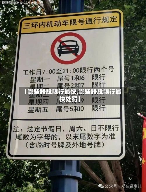 【哪些路段限行最快,哪些路段限行最快处罚】