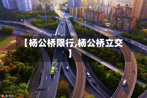 【杨公桥限行,杨公桥立交】
