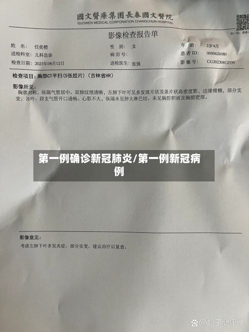 第一例确诊新冠肺炎/第一例新冠病例-第2张图片