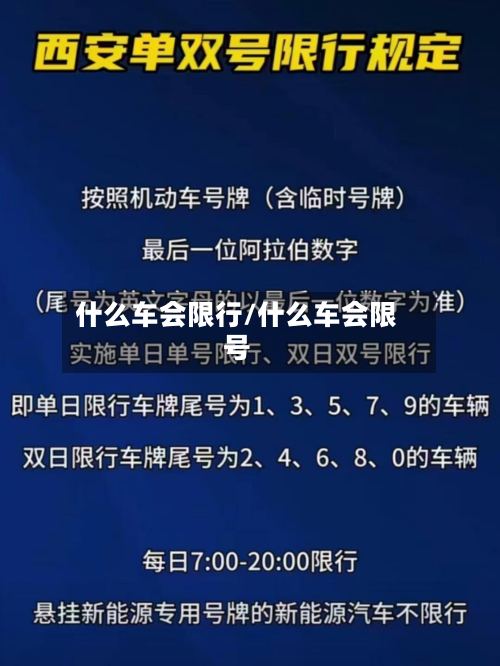 什么车会限行/什么车会限号-第2张图片