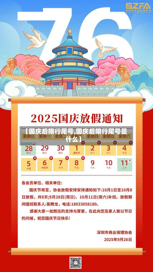 【国庆后限行尾号,国庆后限行尾号是什么】