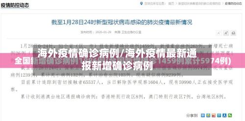 海外疫情确诊病例/海外疫情最新通报新增确诊病例-第2张图片