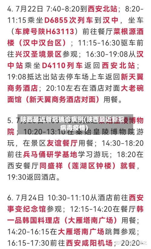 陕西最近新冠确诊病例(陕西最近新冠病毒疫情)