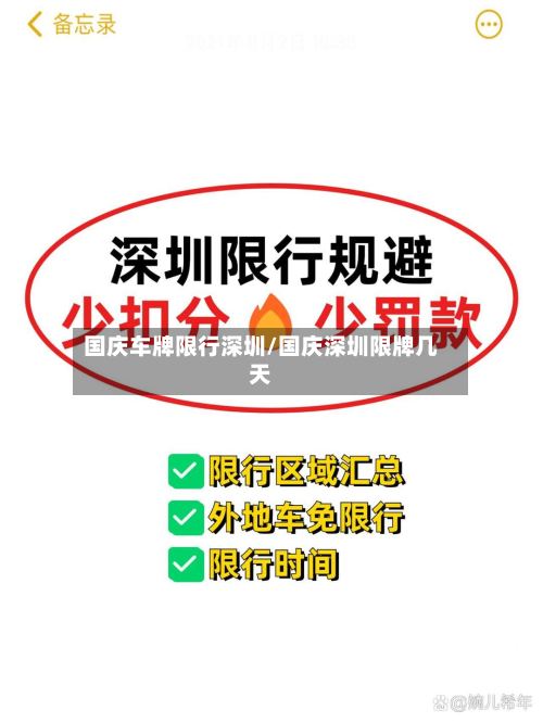 国庆车牌限行深圳/国庆深圳限牌几天-第3张图片