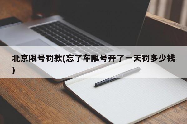 北京限号罚款(忘了车限号开了一天罚多少钱)